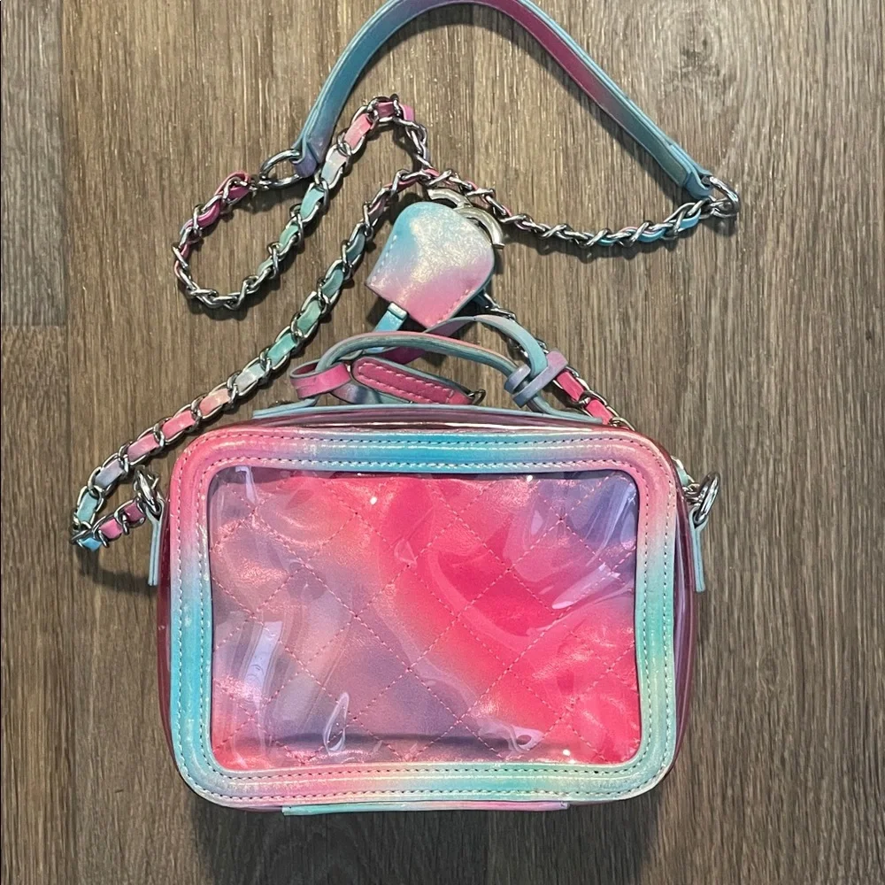 Colorful Transparent Crossbody Bag - Picture 3 of 10